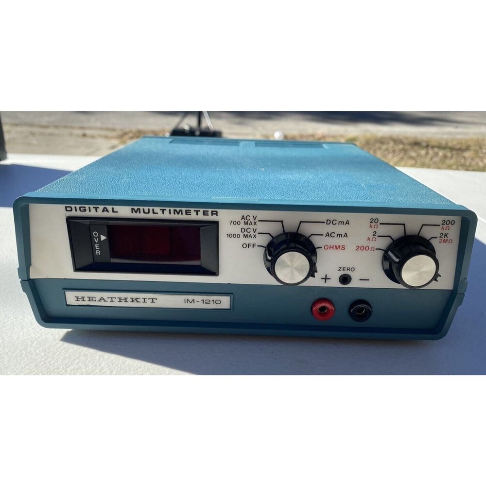 Vintage Heathkit Bell+Howell schools IMD-1210 Digital Multimeter Tested🆓🚢